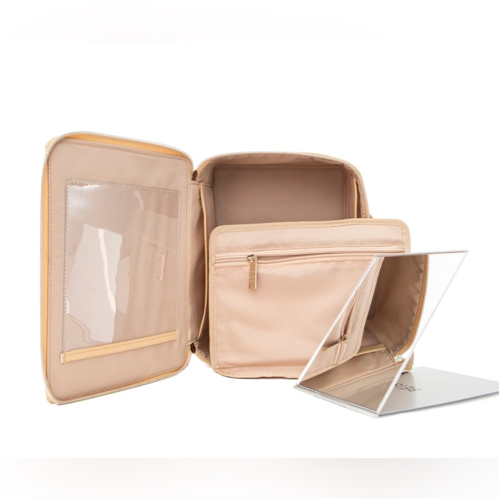 BÉIS Travel Cosmetic Case, Beige